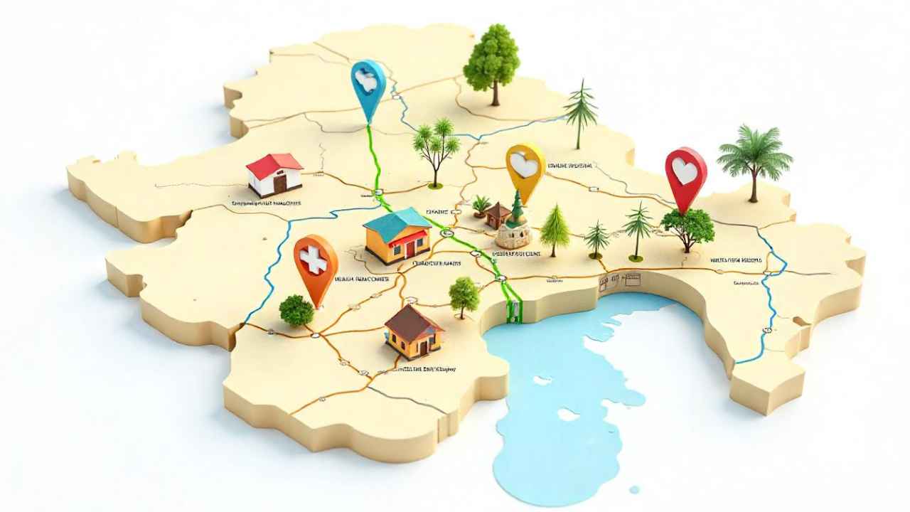 Village Amenities for Kheda District of Gujarat, 2011